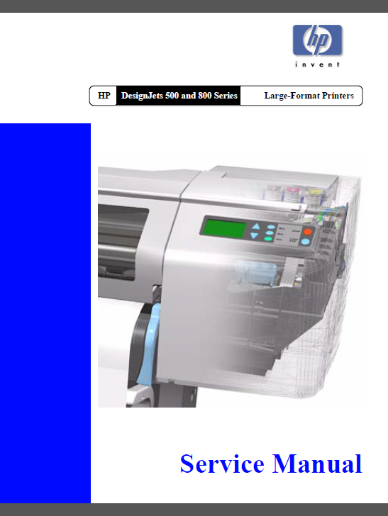 HP Designjet 500 500ps 800 800ps Service Manual-1